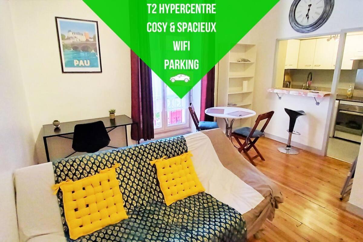 Le Gambetta T2 Cosy Hypercentre Wifi Fibre Avec Parking Apartment Pau Exterior photo